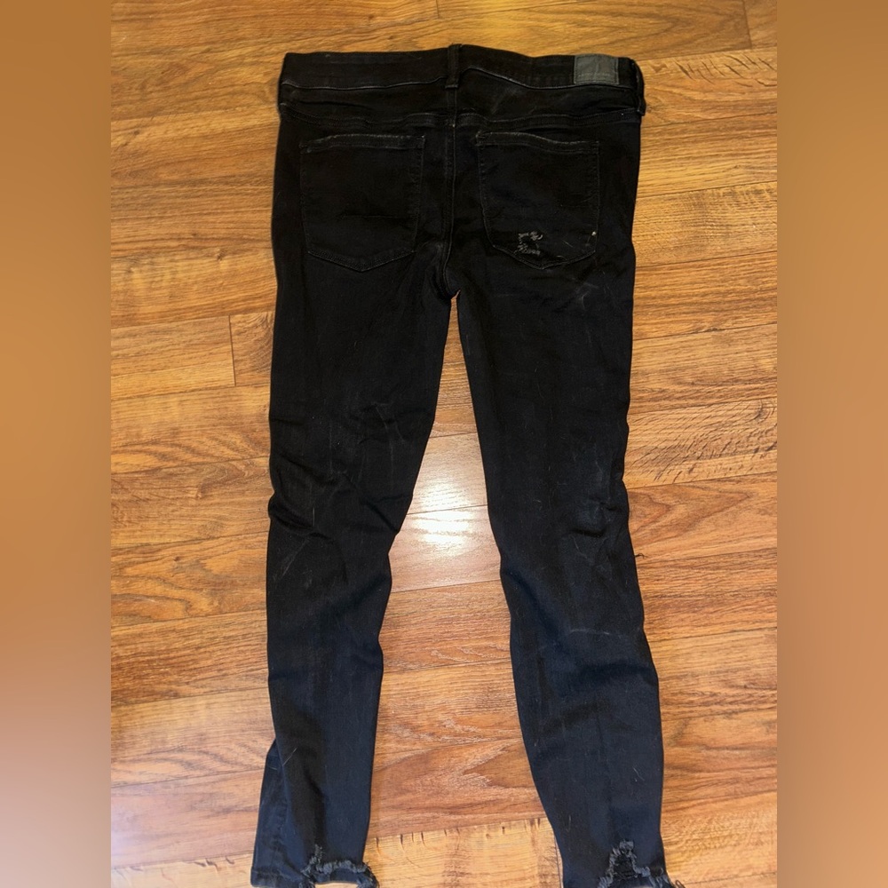 American Eagle Dark Gray Denim - image 4